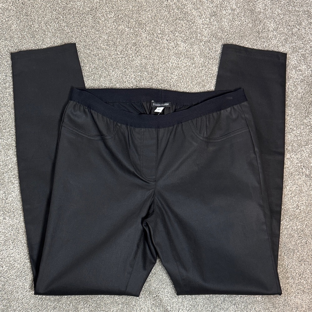 Eileen Fisher pull on flat front pant